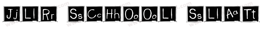 JLR School Slate字体转换